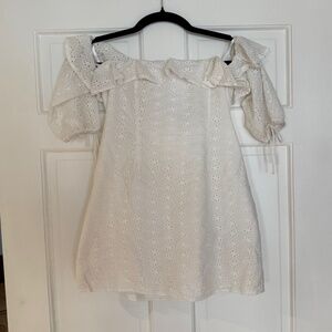 White Strapless Dress